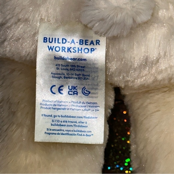 Build-A-Bear BAB Lil Pudding Cub 15" Cream Tan Bear Stuffed Animal Plush - Picture 6 of 9